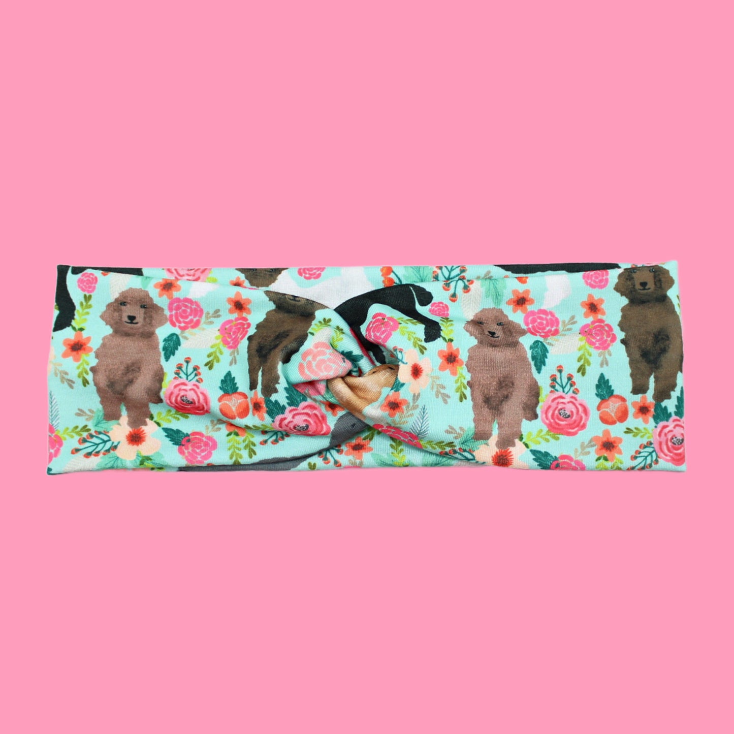 Poodle Dog Print Headband