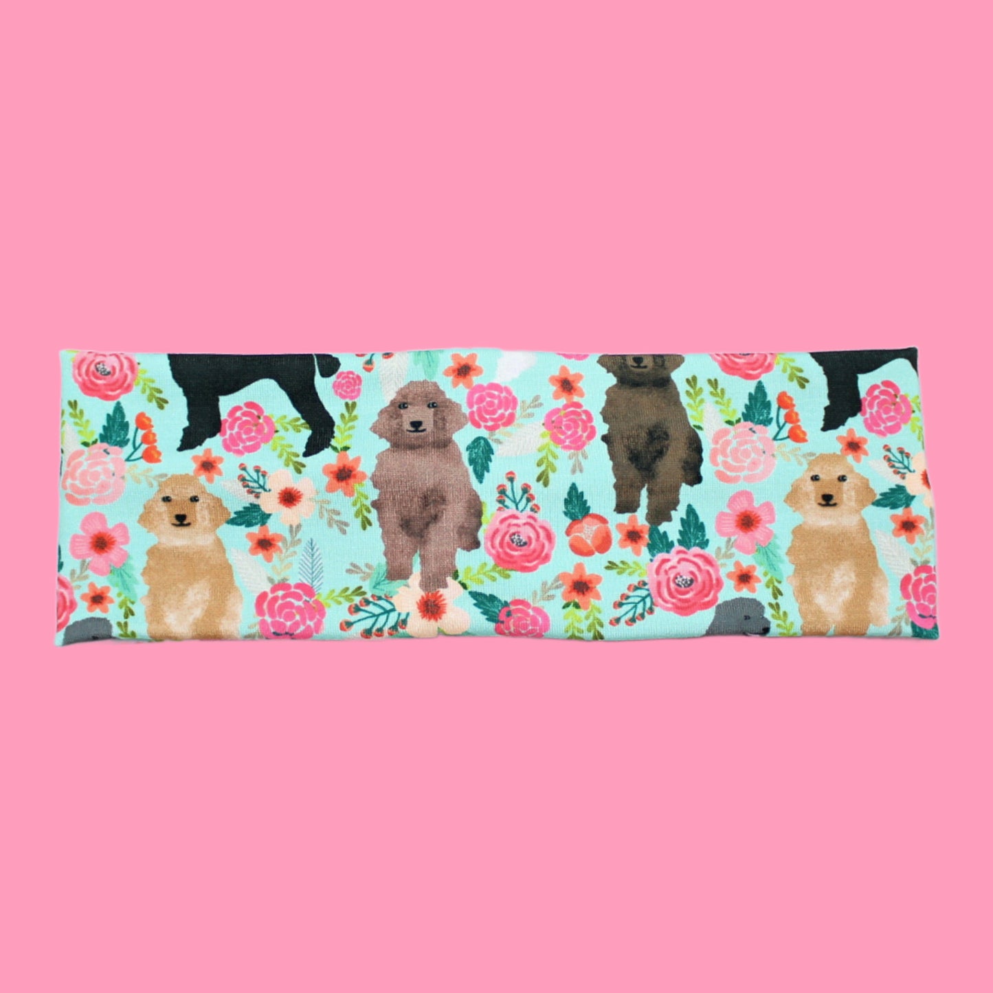 Poodle Dog Print Headband