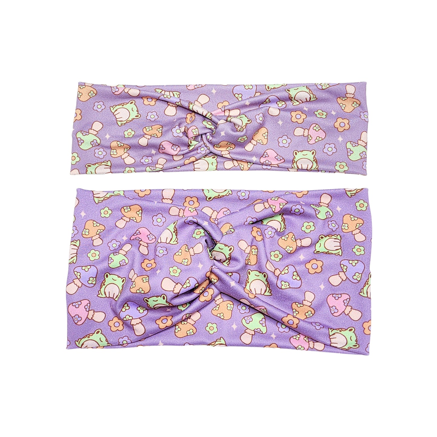 Purple Retro Frog Headband