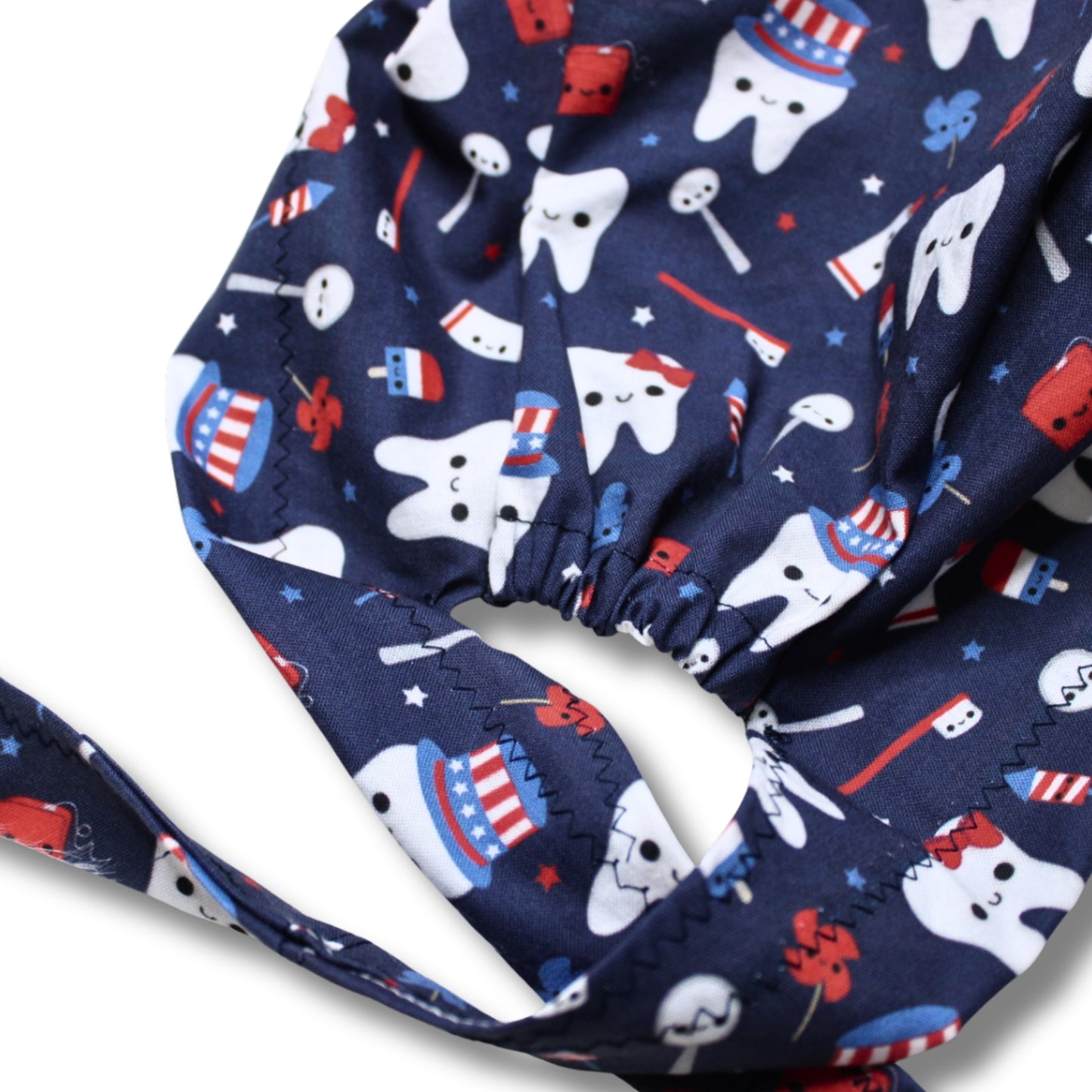 4th of July Dental Scrub Cap