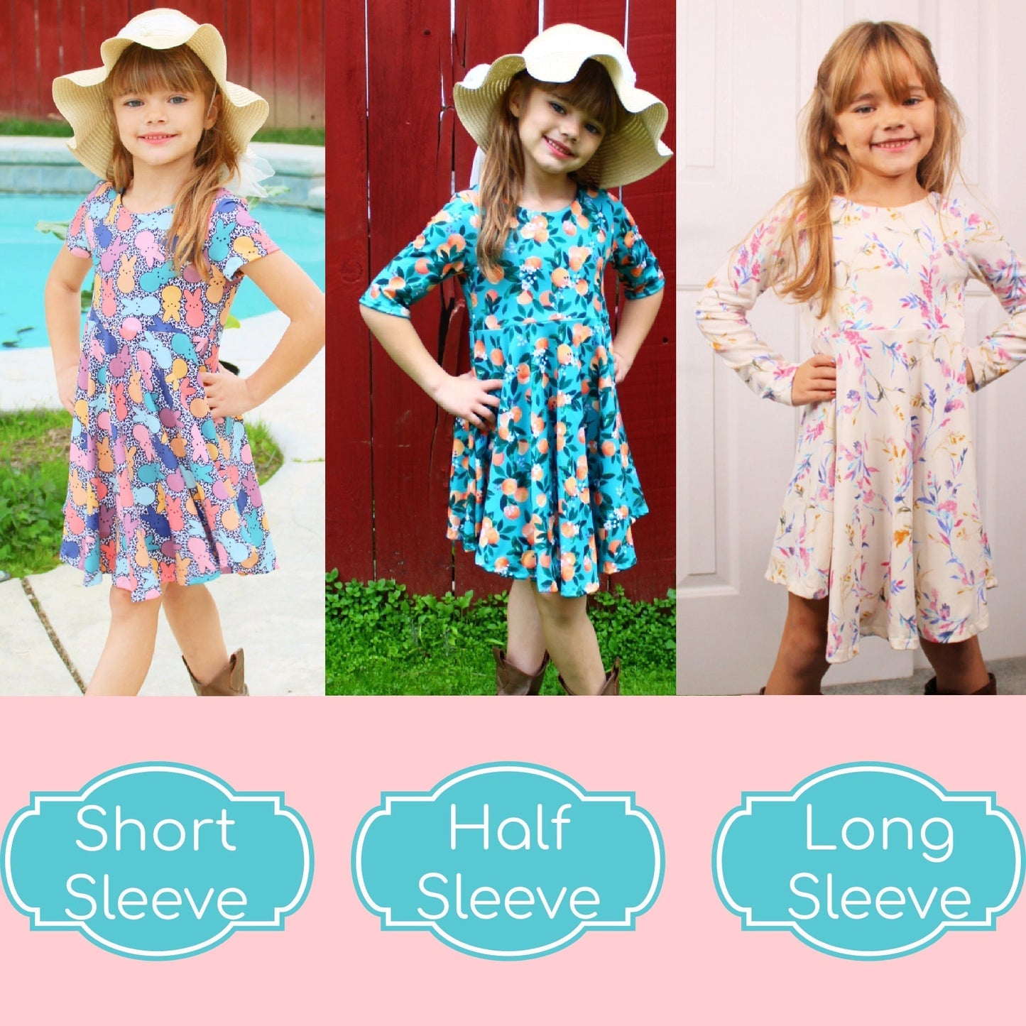 Magical Unicorn Twirly Dress for Girls, Made to Order, TAT 2-3 weeks