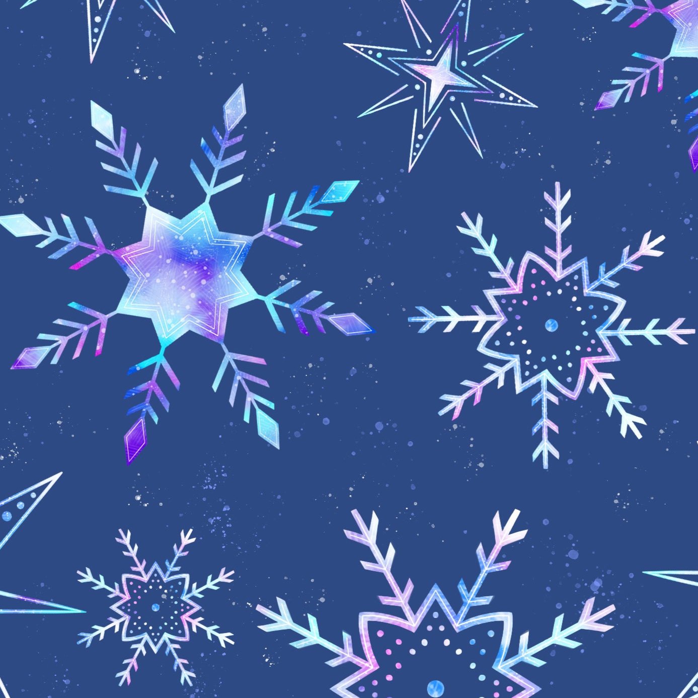 Blue Galaxy Snowflake Skater Dress, Custom, TAT 2 weeks
