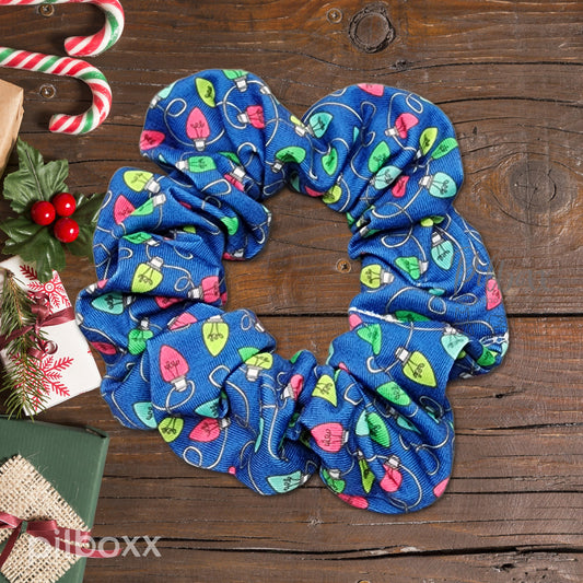 Christmas Lights Scrunchie