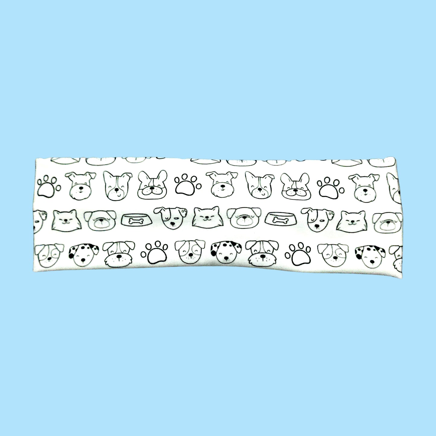 Cute, Cartoon Dog Print Headband for Women