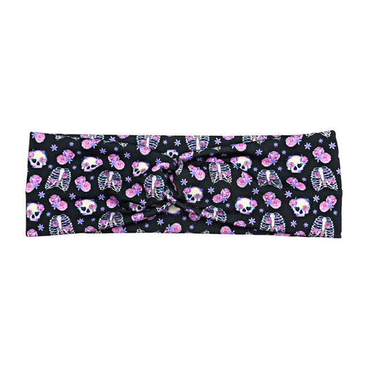 Bones and Roses Headband
