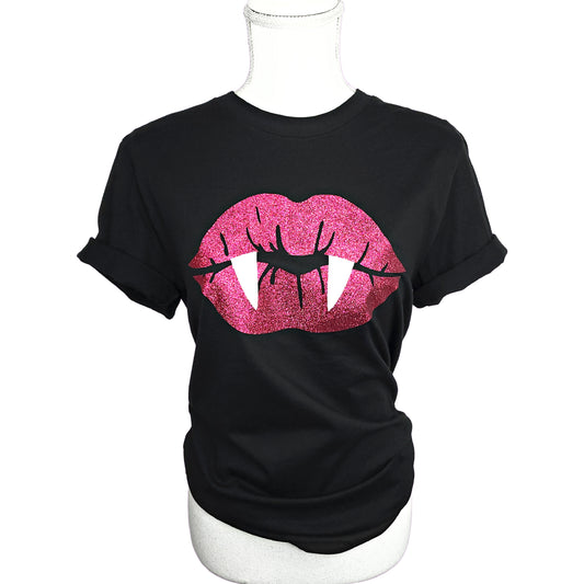 Glitter Vampire Lips T-Shirt