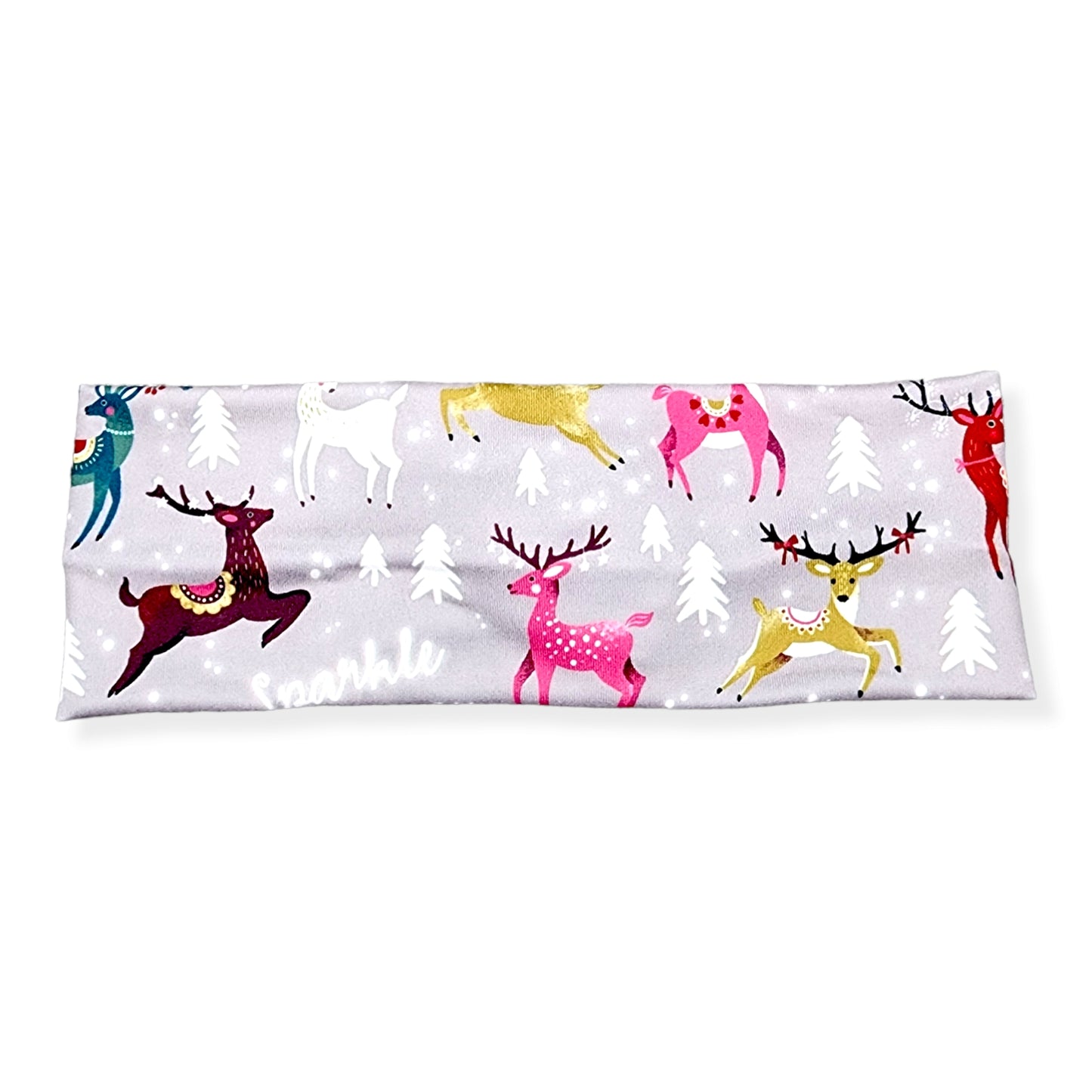 Gray Reindeer Headband