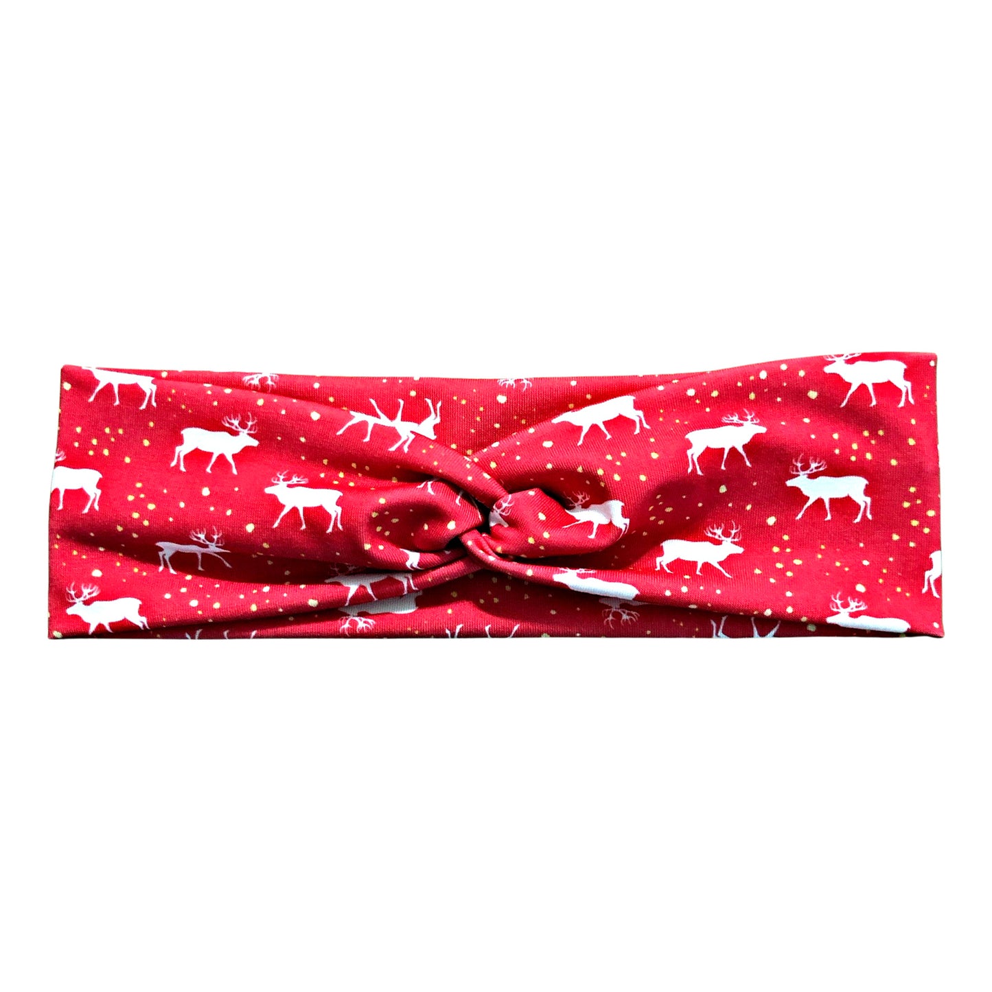 Red Reindeer Christmas Headband