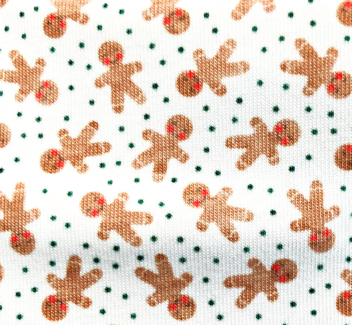 White Gingerbread Man Christmas Cookie Headband