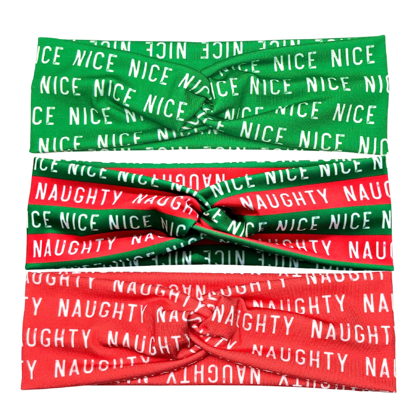 Naughty and Nice Christmas Headband