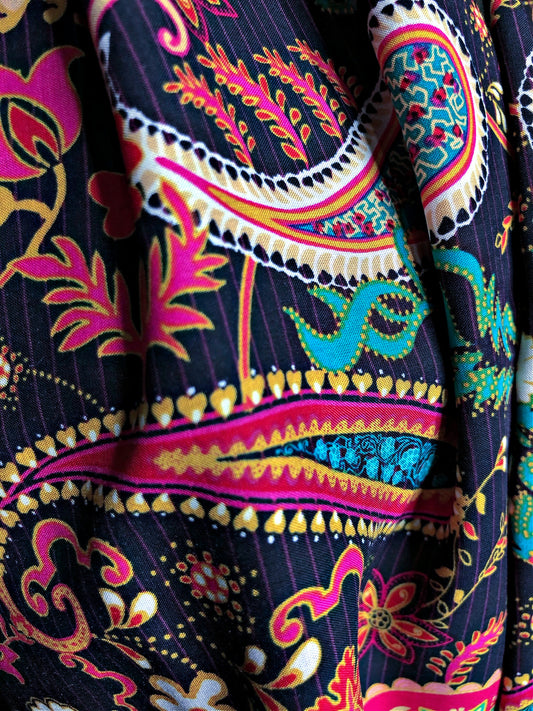 Boho Paisley Infinity Scarf