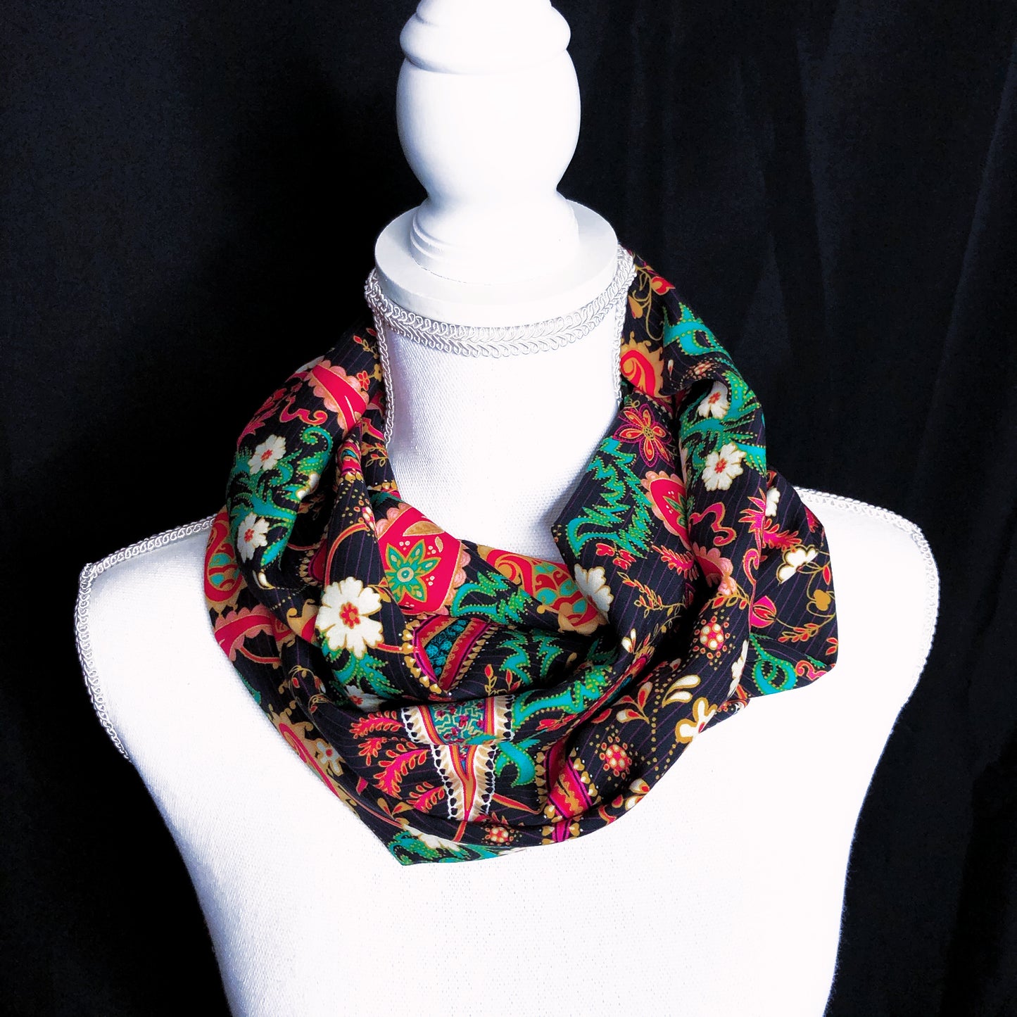 Boho Paisley Infinity Scarf