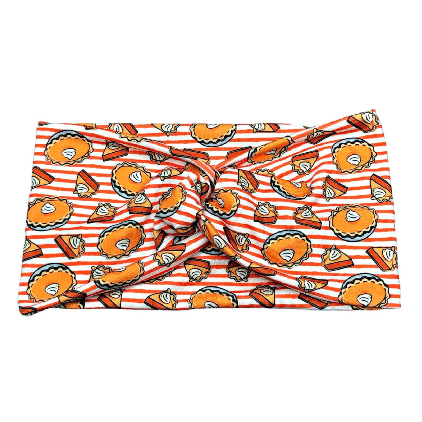 Wide Pumpkin Pie Headband for Women