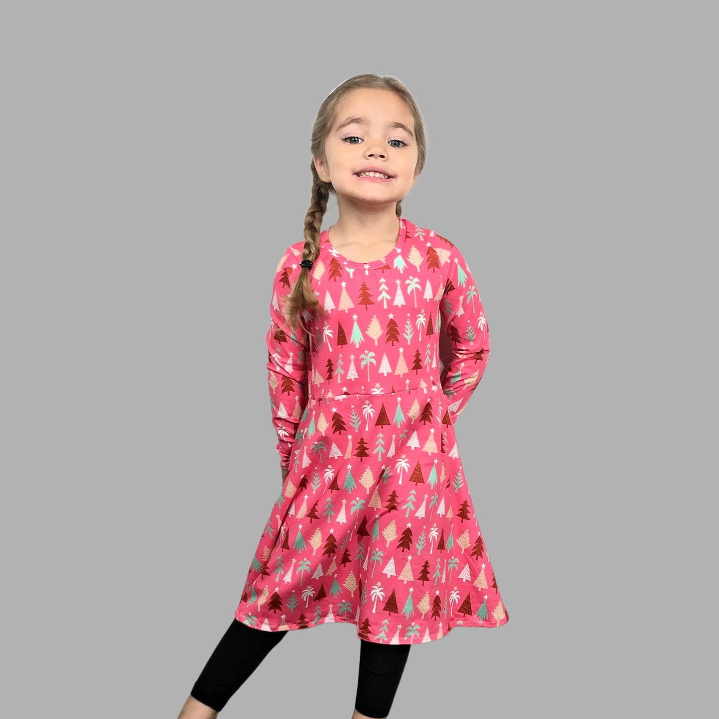 Blue Galaxy Snowflake Skater Dress, Custom, TAT 2 weeks