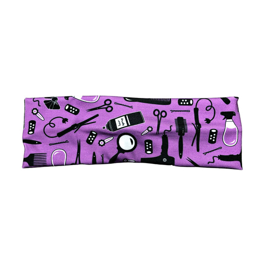 Purple Hair Stylist Headband for Women