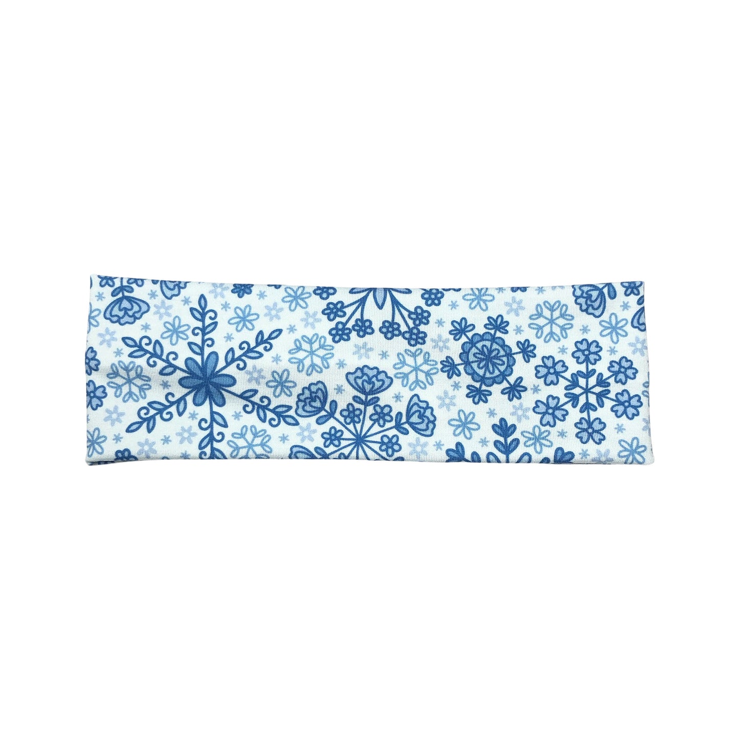 Winter Floral Snowflake Headband for Women