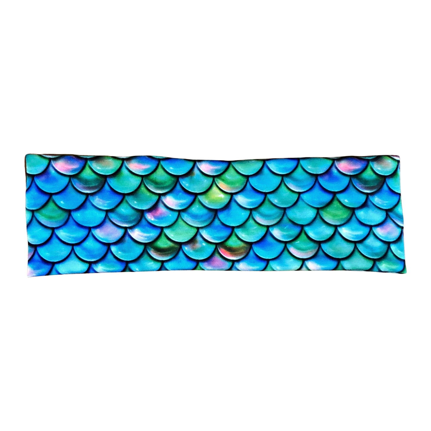 Green Mermaid Print Headband for Women