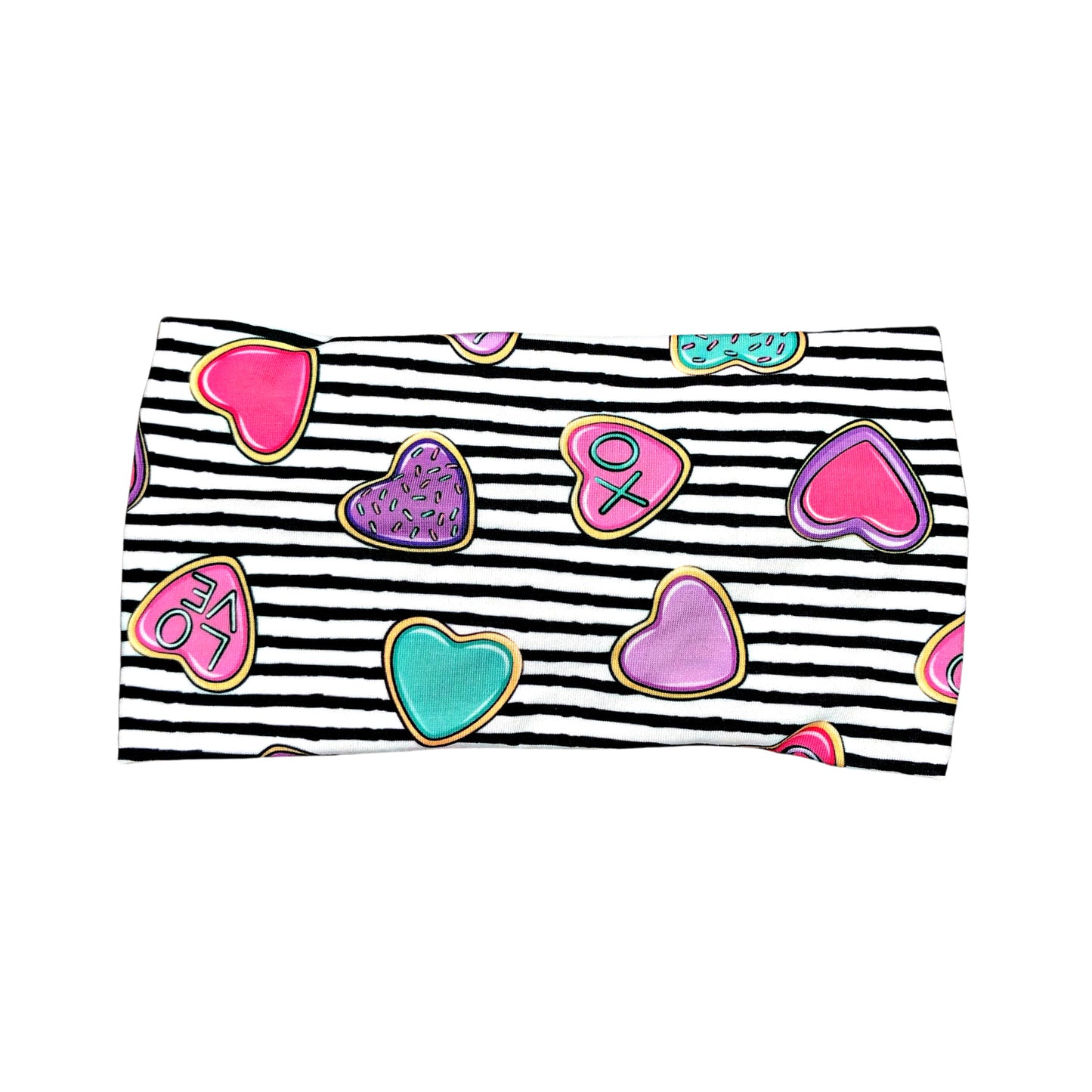 Wide Valentine's Day Cookie Headband for Women