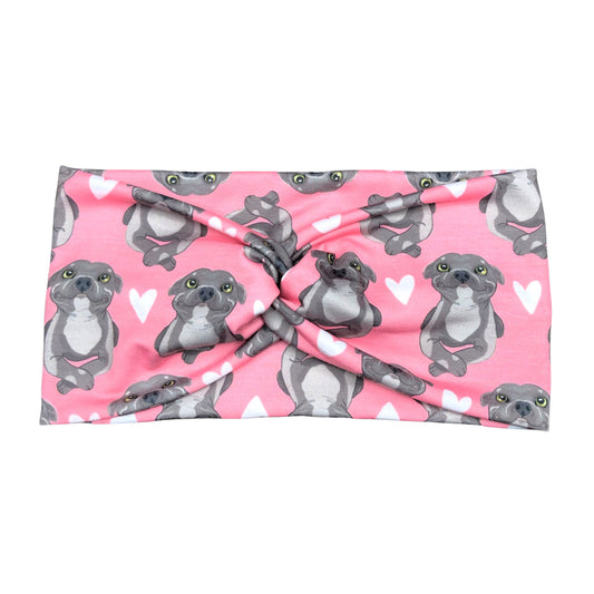 Loveable Pitbull Headbands