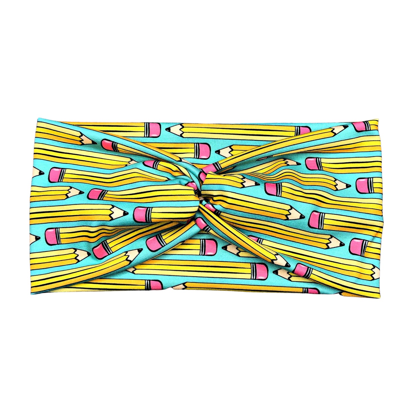 Wide Turquoise Pencil Headband for Women