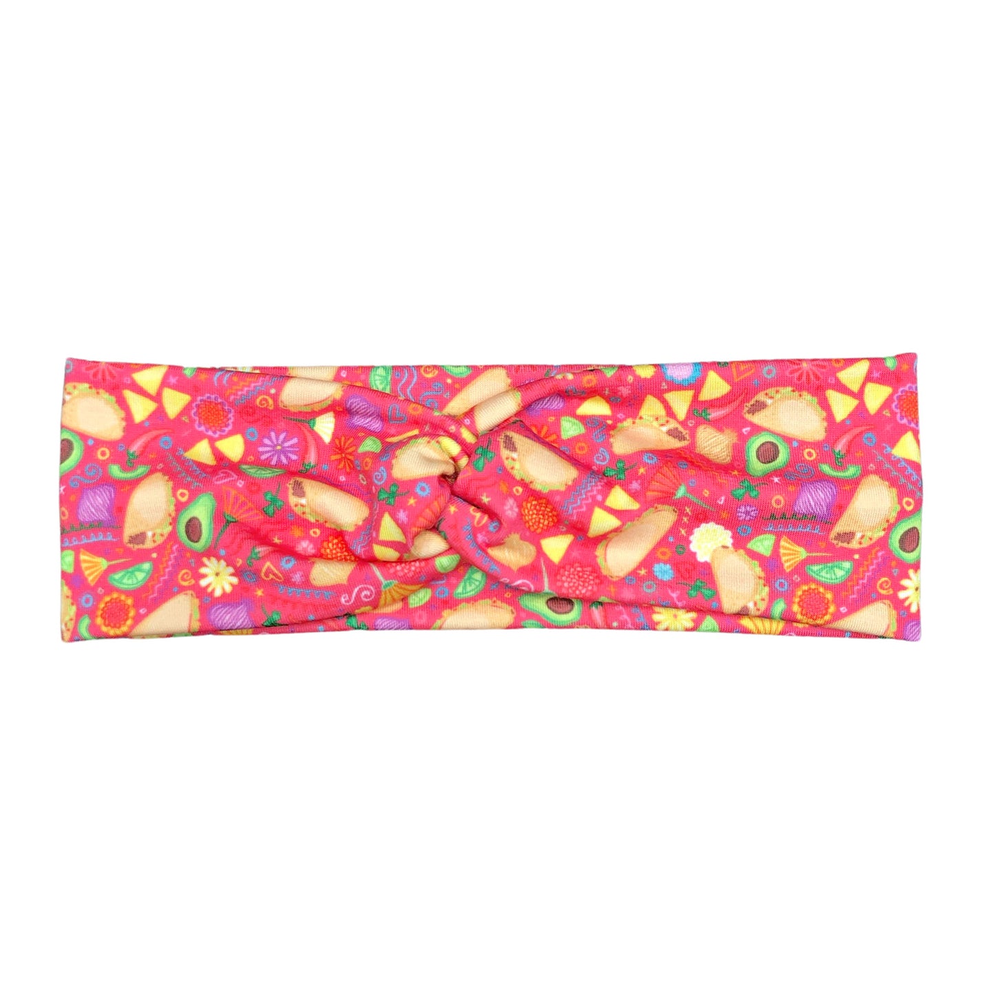 Hot Pink Taco Fiesta Headband for Women