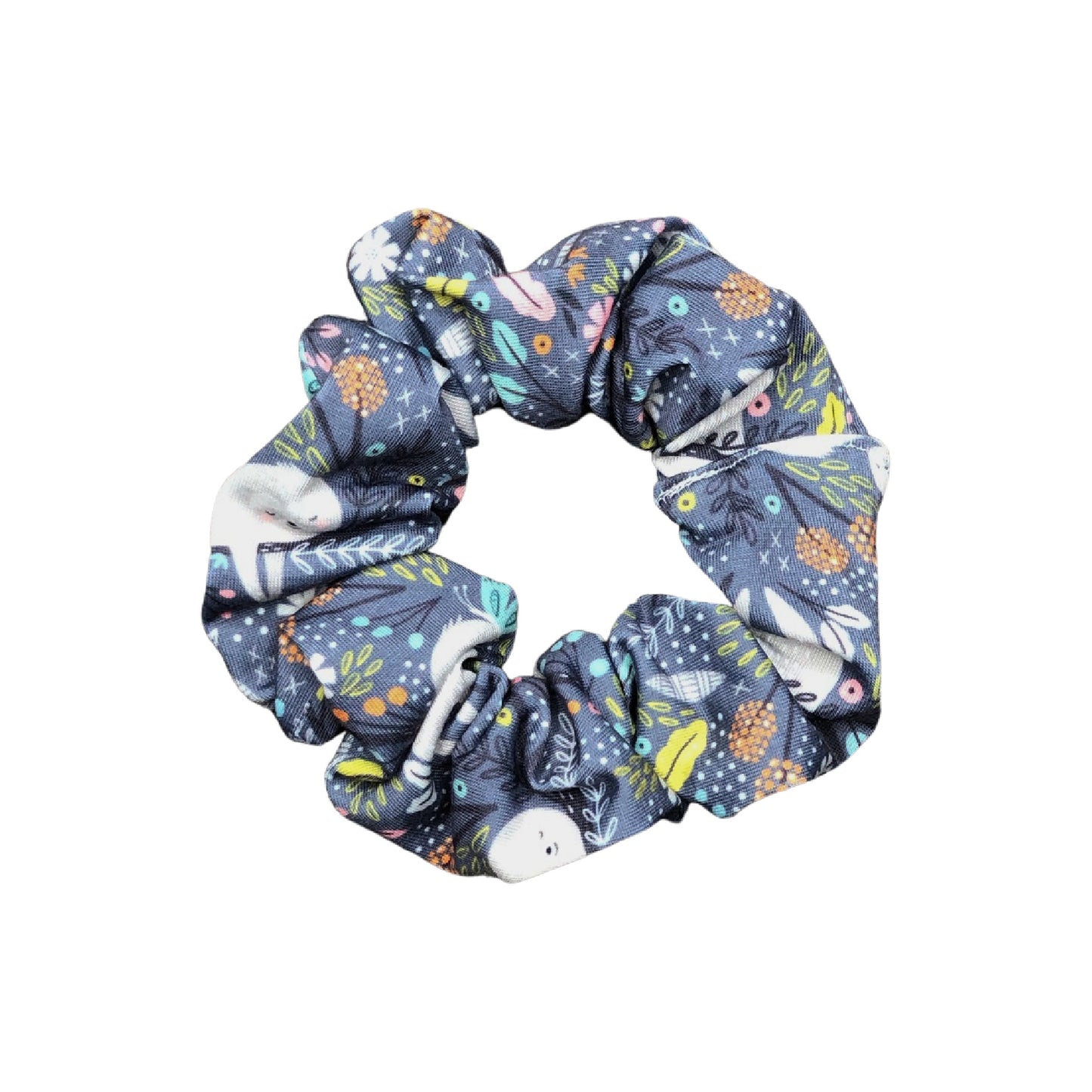 gray sloth scrunchie