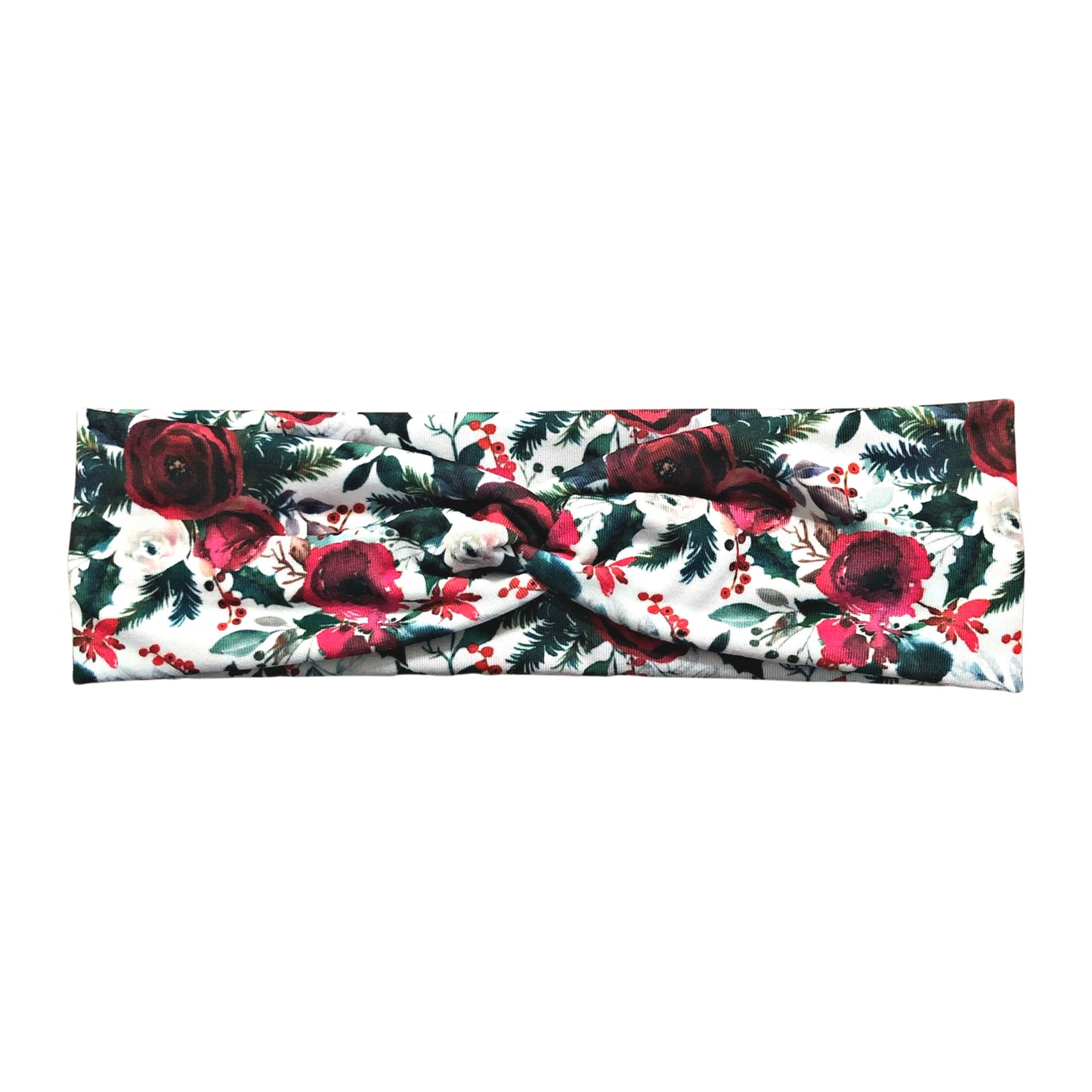 Winter Rose Floral Headband for Women