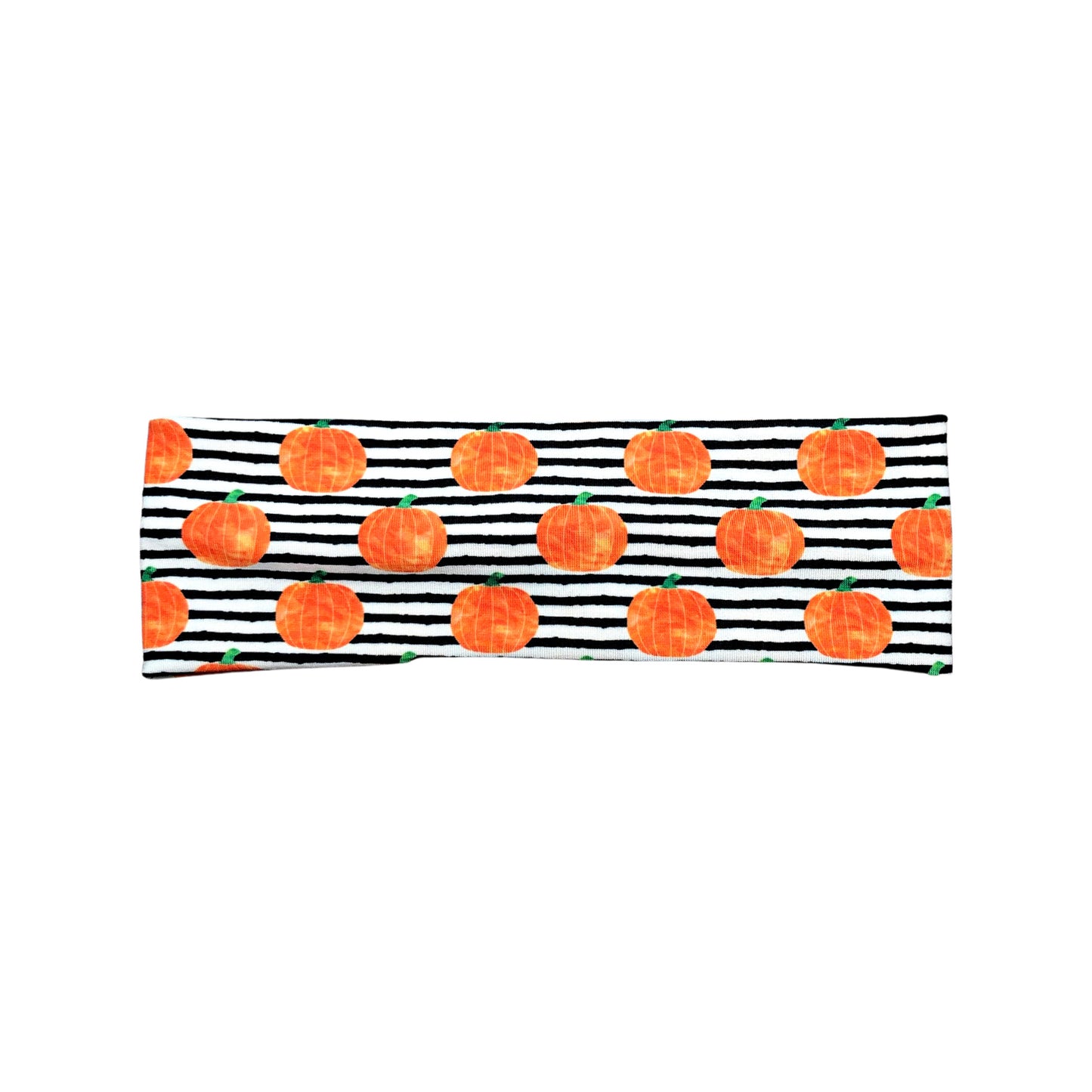 Striped Pumpkin Halloween Headband for Women