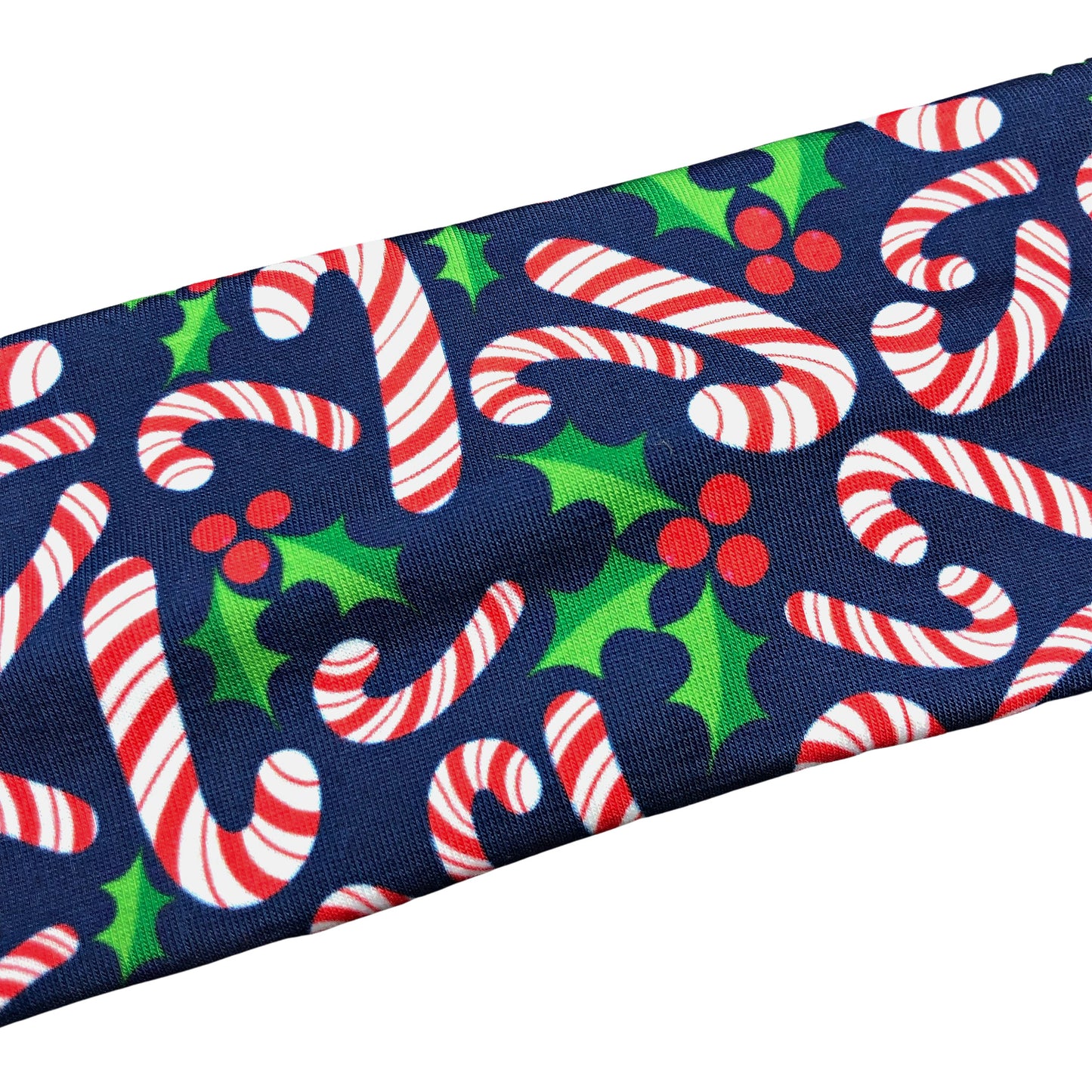 Candy Canes and Holly Christmas Headband