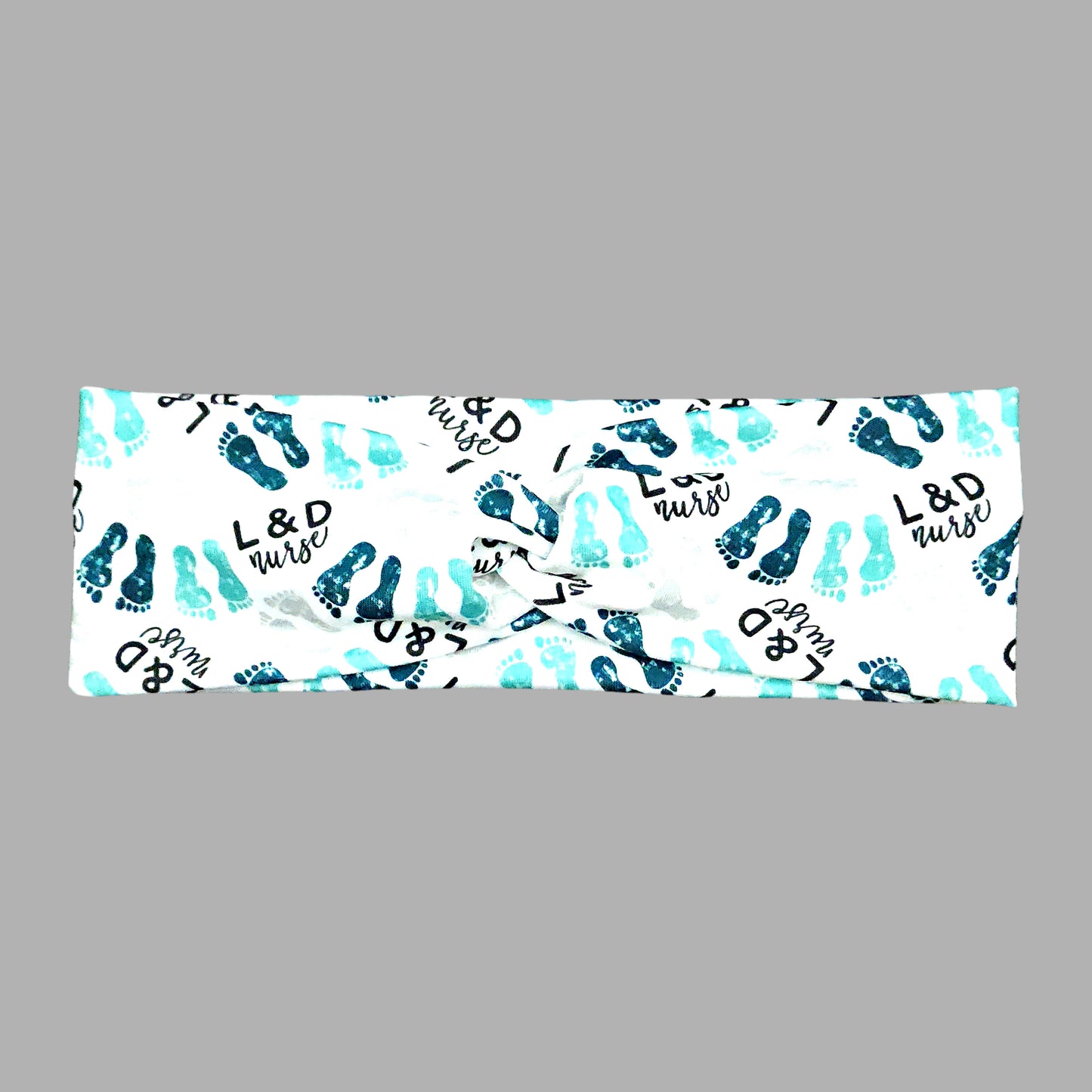 Baby Footprint NICU / L&D Headbands
