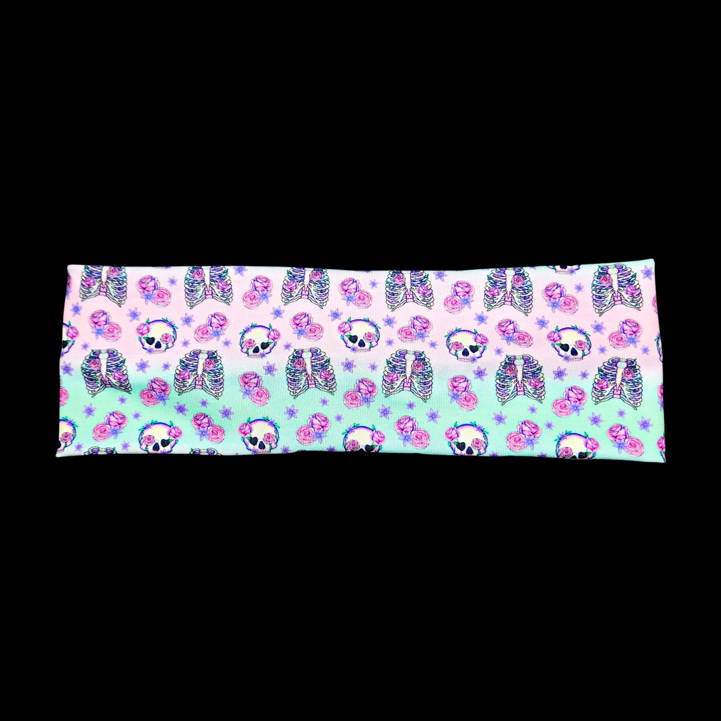 Pastel Skulls and Bones Pastel Halloween Headband for Women