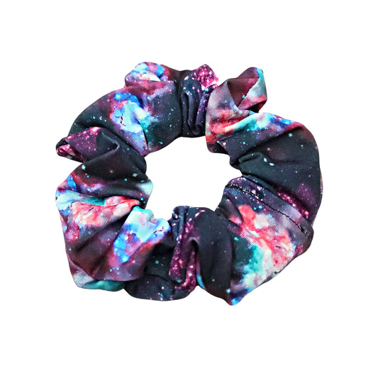 Pink and Mint Galaxy Scrunchie