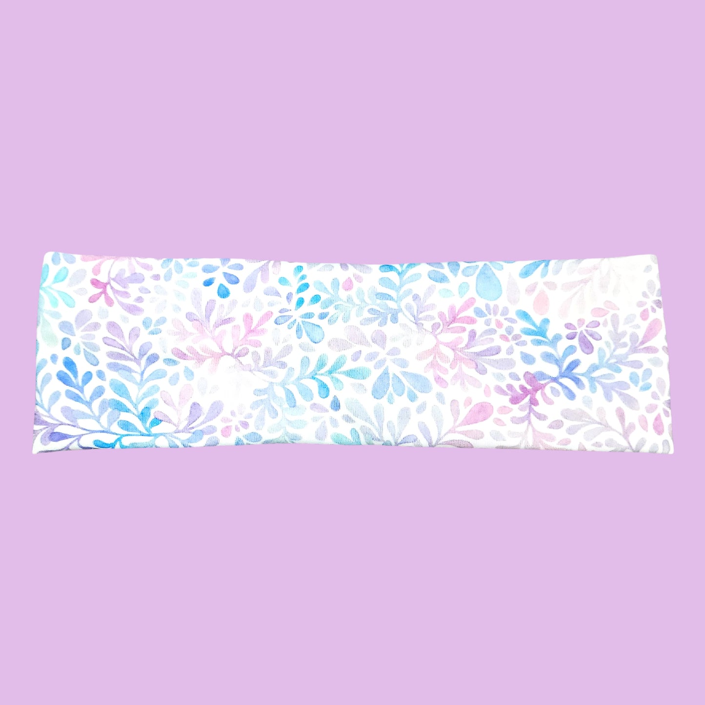 Pastel Purple and Blue Floral Headband