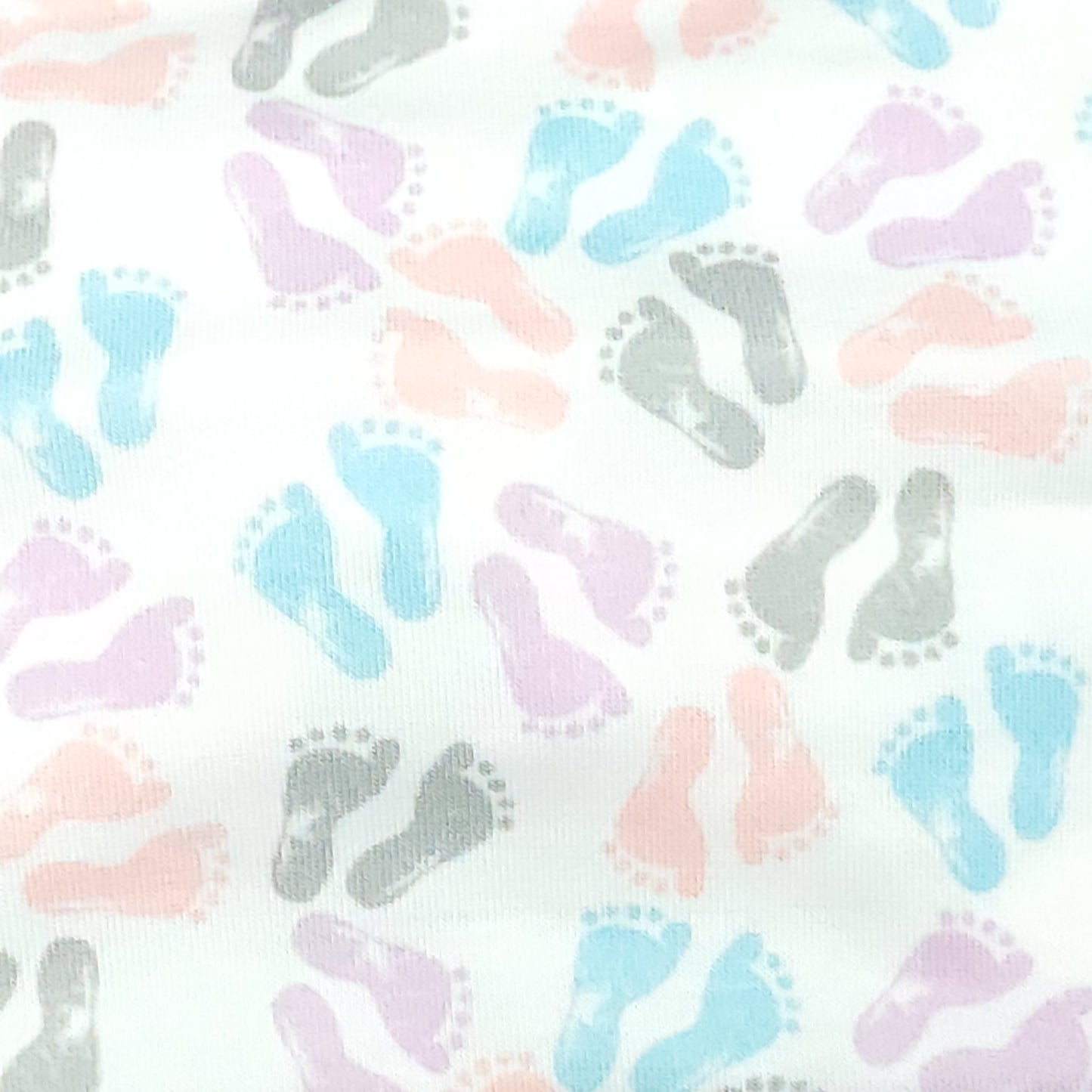 Pastel Pink, Purple, Blue Baby Feet Nursing Headband