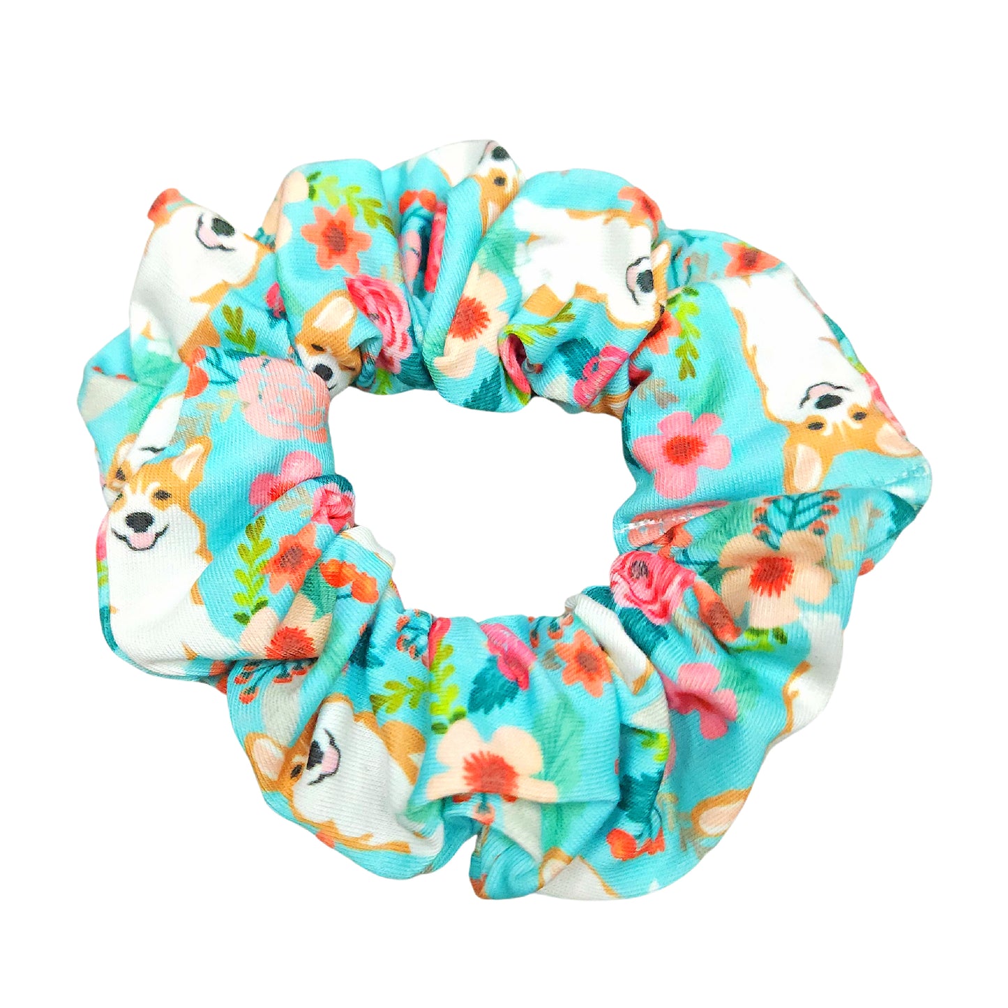 Corgi Dog Hair Scrunchies