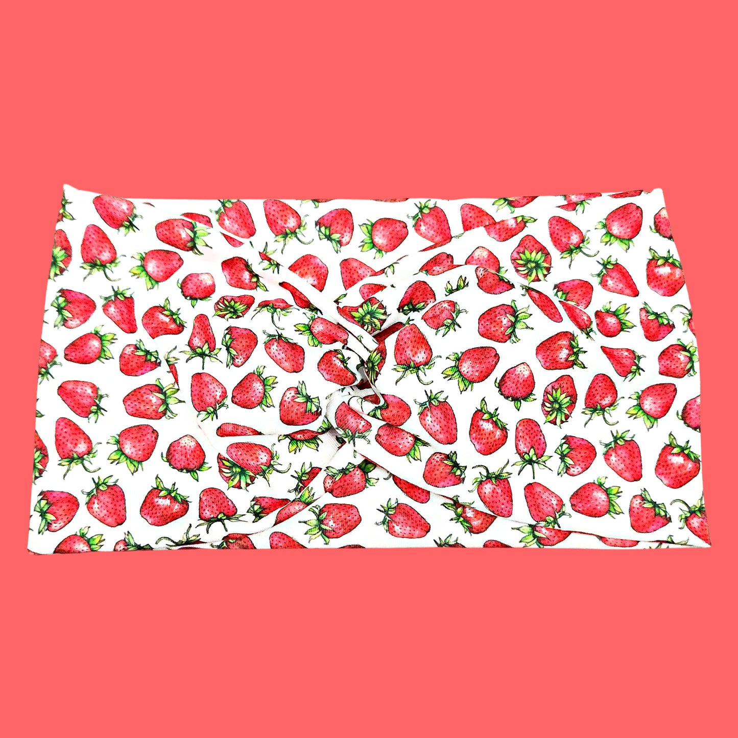 Wide Strawberry Headband