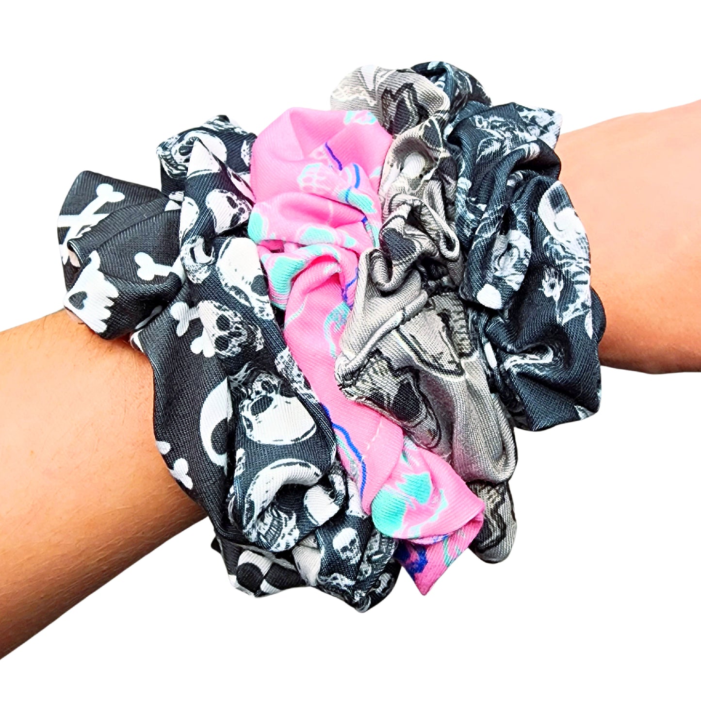 Skull Scrunchie