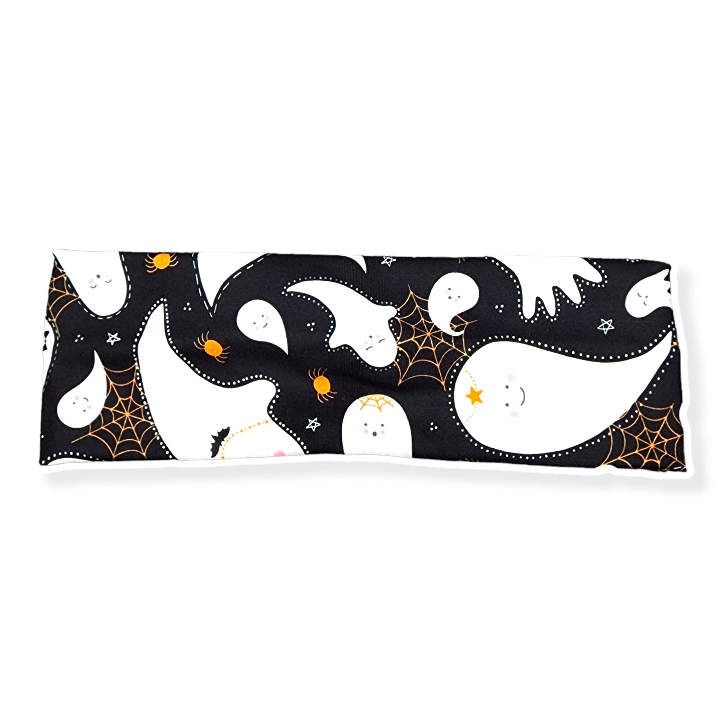 Wide Ghost Halloween Headband for Women, Super Soft