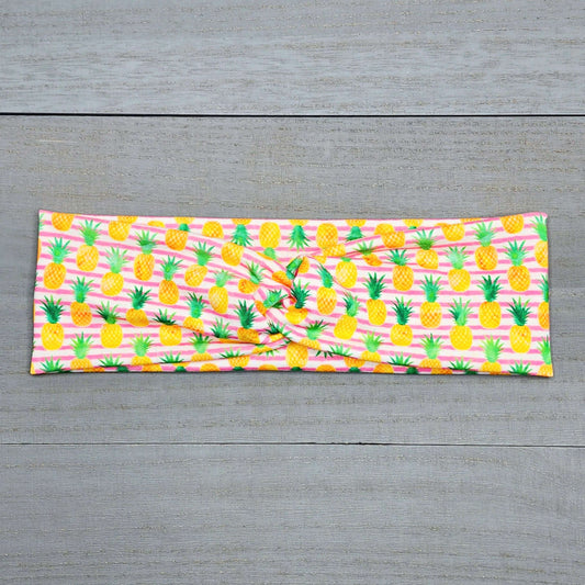 Pineapple headband for women and girls