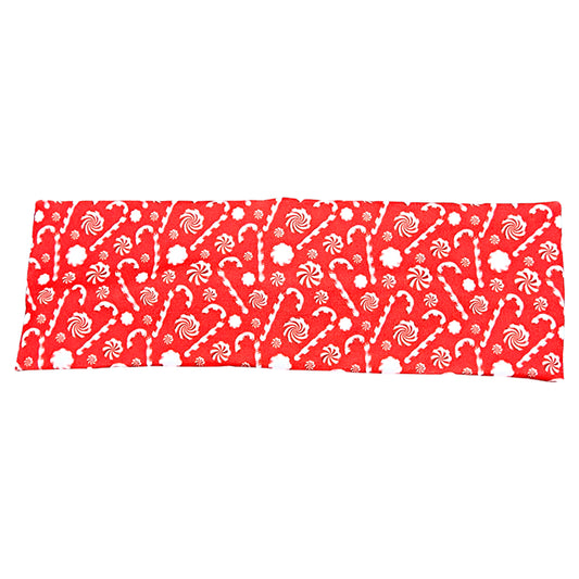 Red Peppermint Candy Cane Headband