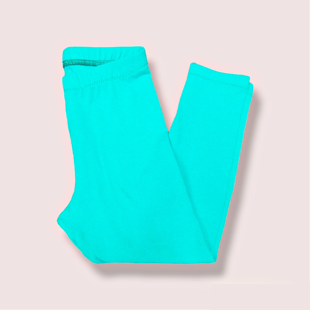 Solid Color Cotton Leggings for Girls, Handmade to order, TAT 1-2 weeks