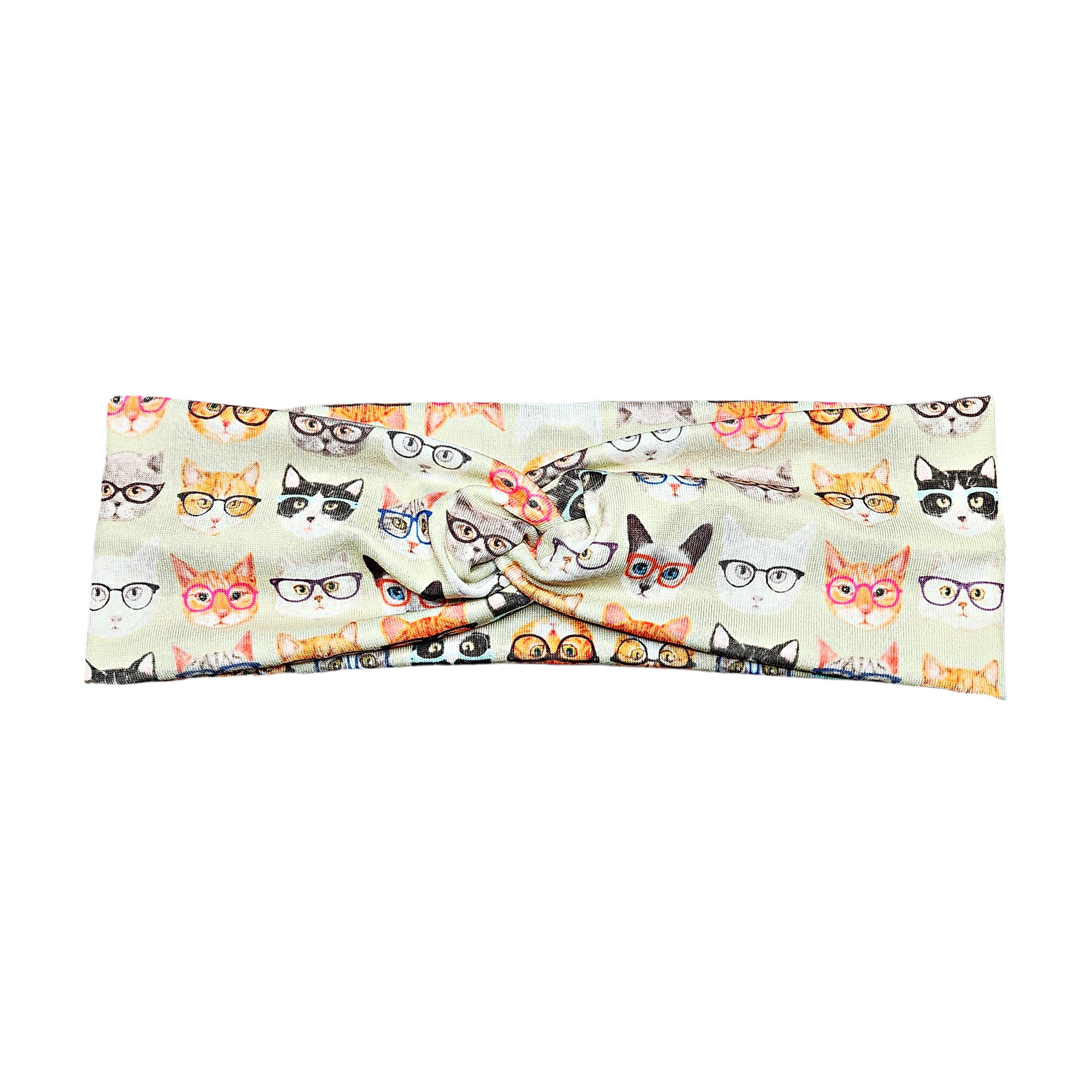 Cats in glasses headband for women and girls