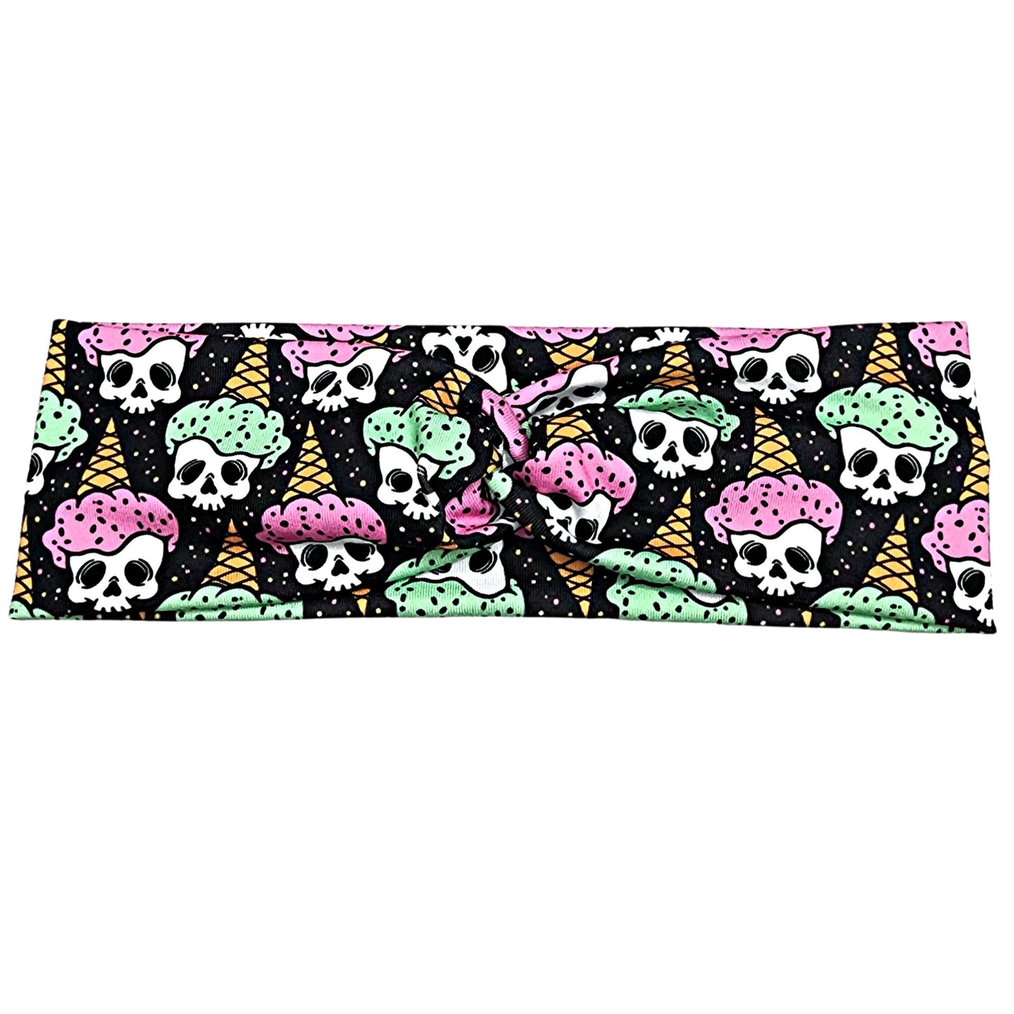 Ice Cream Skulls Halloween Headband for Women