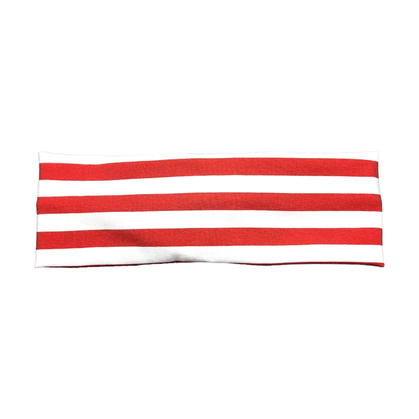 Red and White Stripes Headband for Women