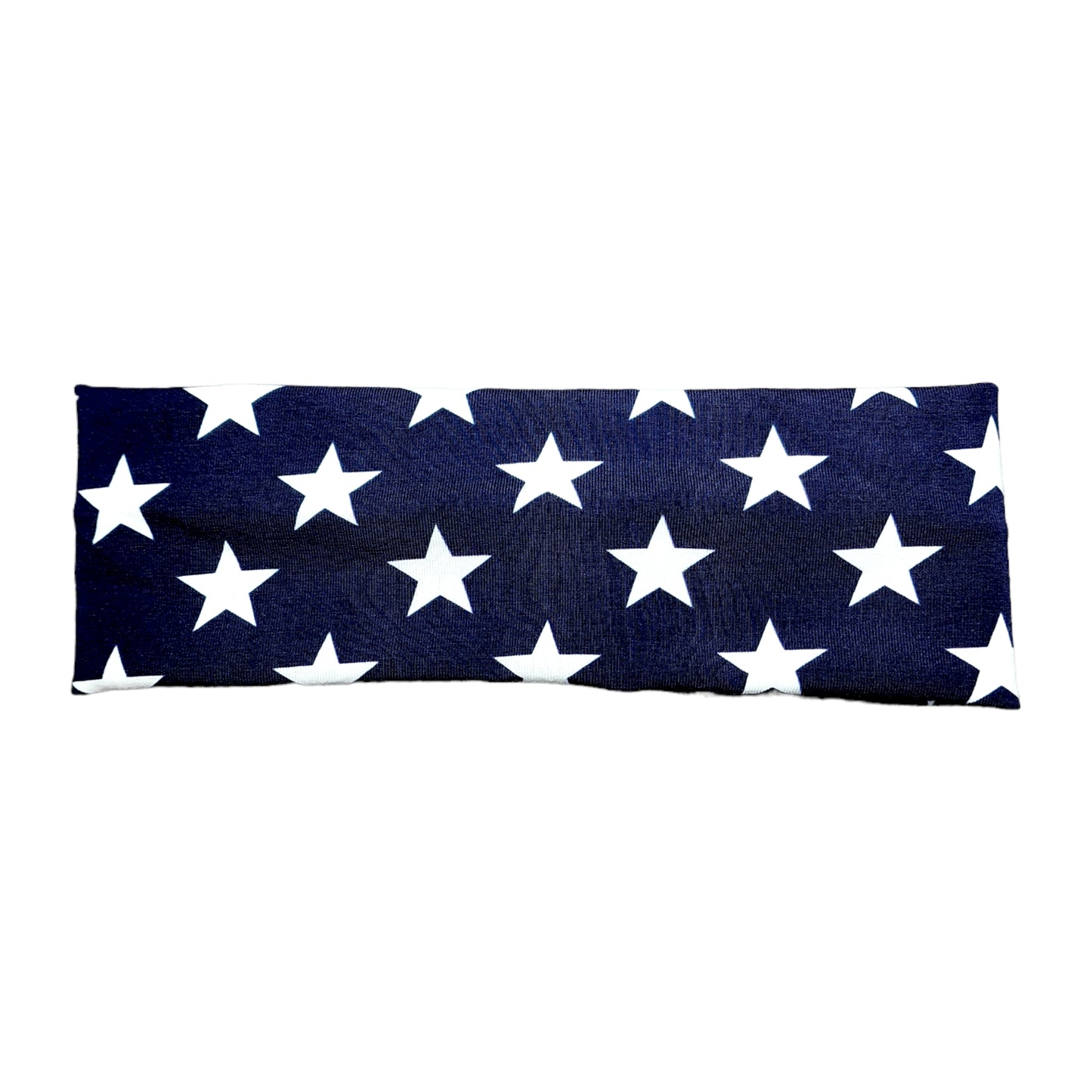 Navy Blue Star Print Headband for Women