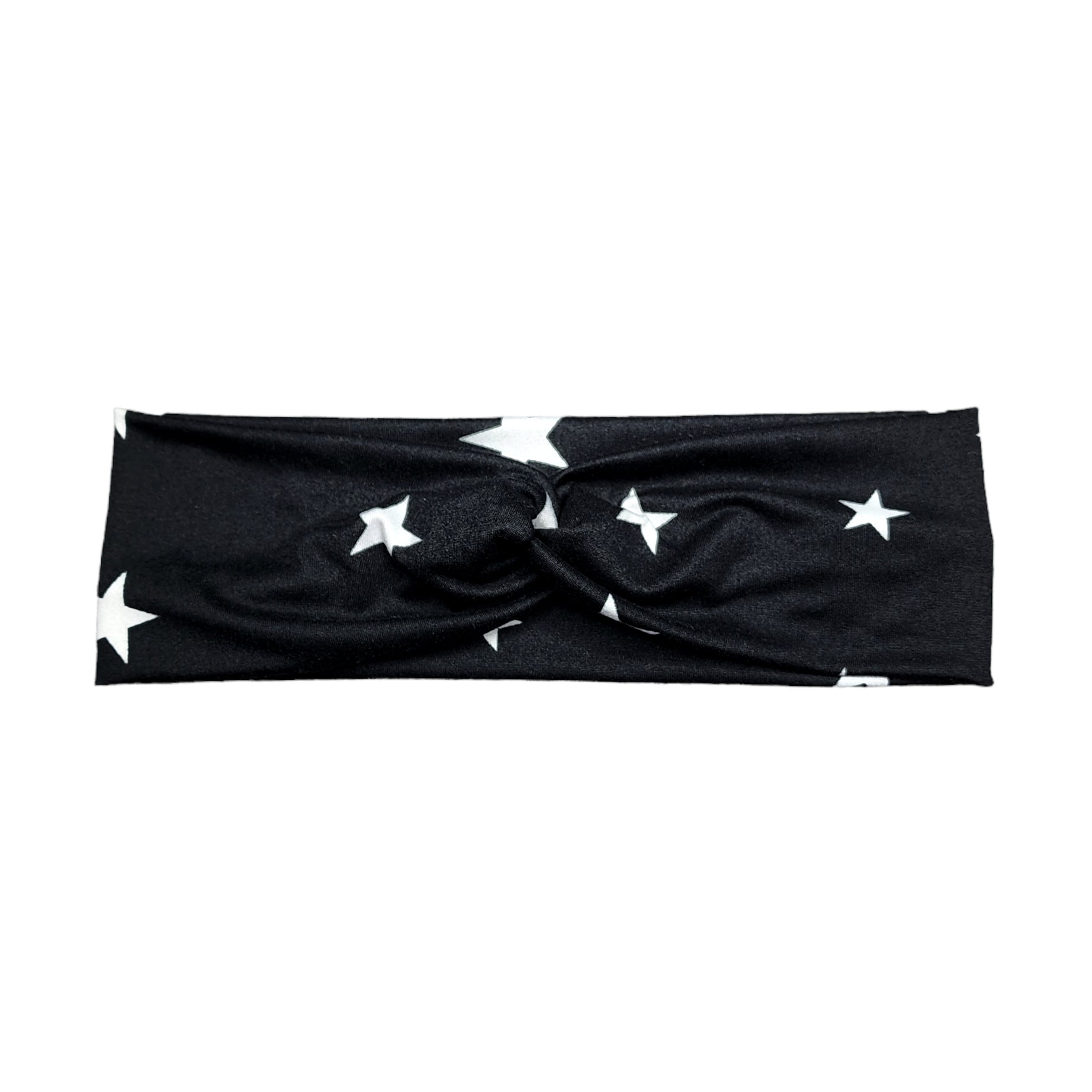 Black Star Print Headband for Women, Super Soft Collection