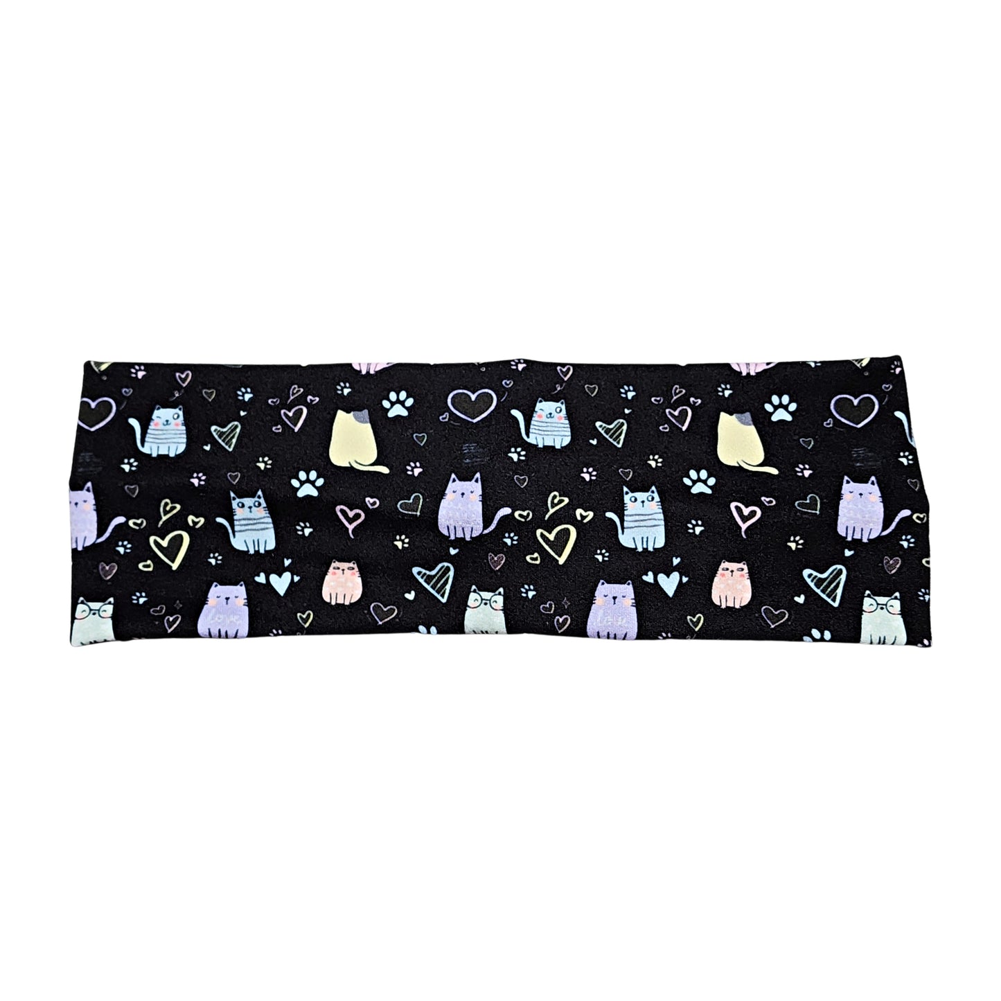 Black Pastel Cat Headband