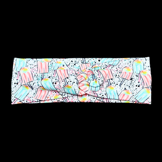 Paint Splatter Ice Cream Headband