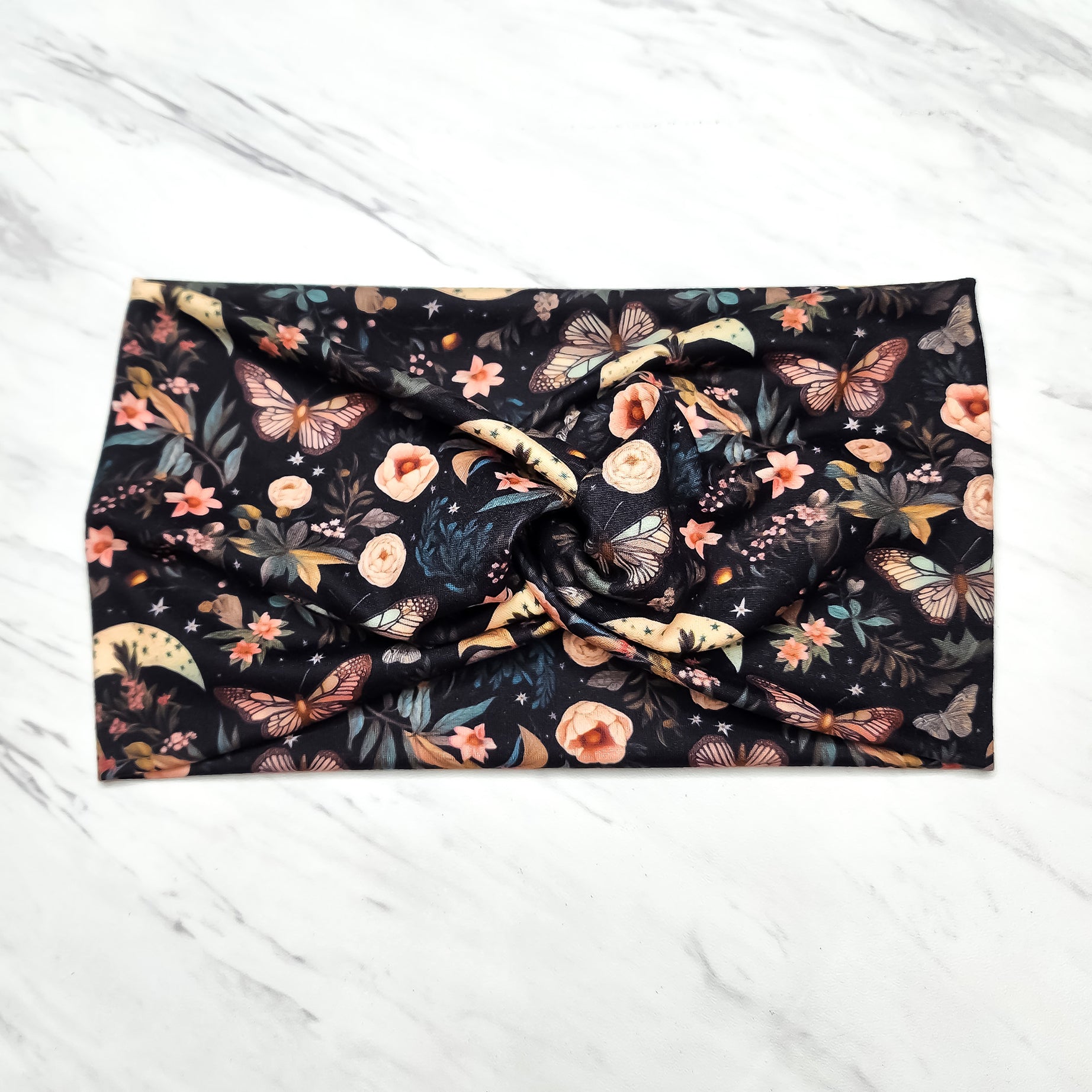 Wide Witchy Fall Print Headband for Women, Super Soft Collection