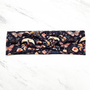 Witchy Fall Print Headband for Women, Super Soft Collection